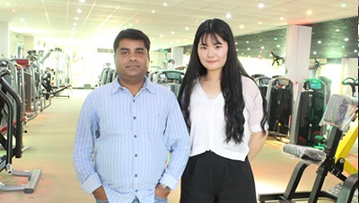 印度客户买抖奶视频APP免费下载健身器材